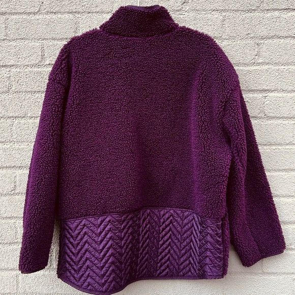 Athleta Cozy Snap Sherpa | Size XL - Picture 4 of 9